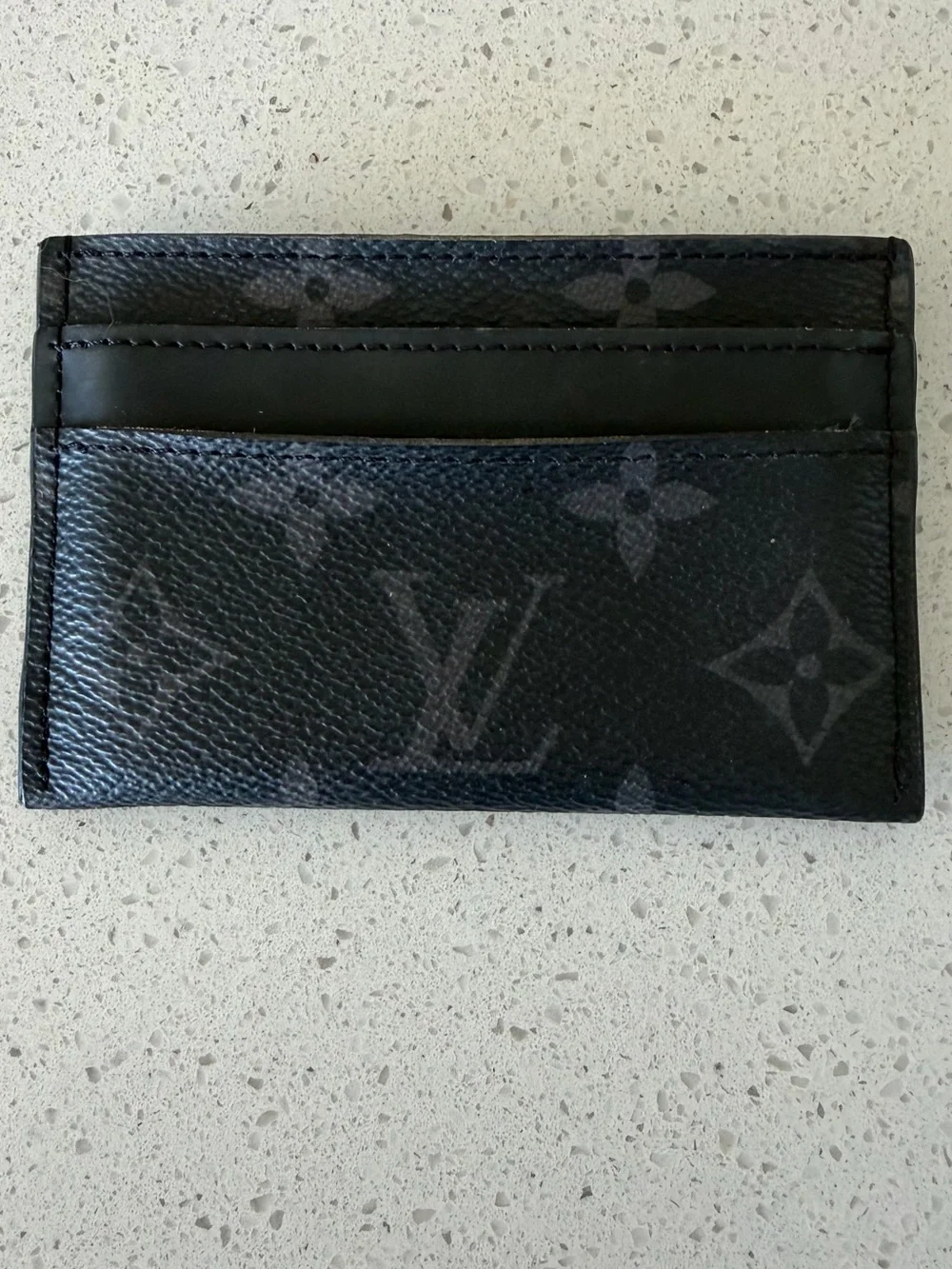 Louis Vuitton Black Monogram Eclipse Card Sleeve